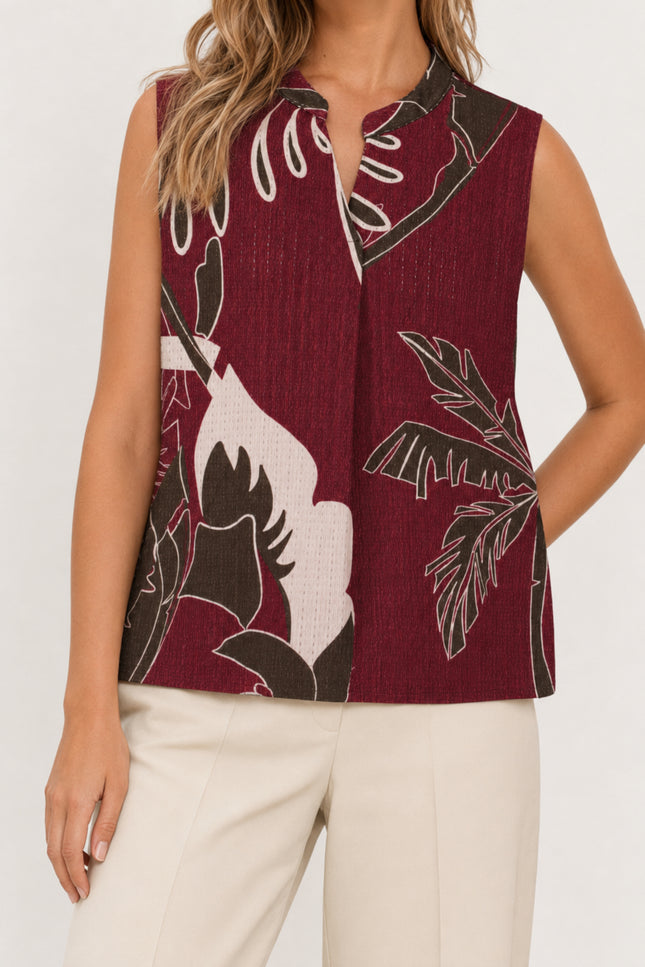 Blouse Blad Print Port 127678