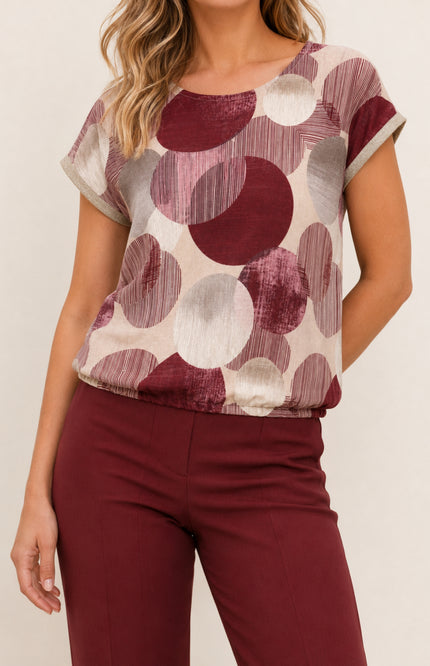 Blouse Allover Print Port 157583