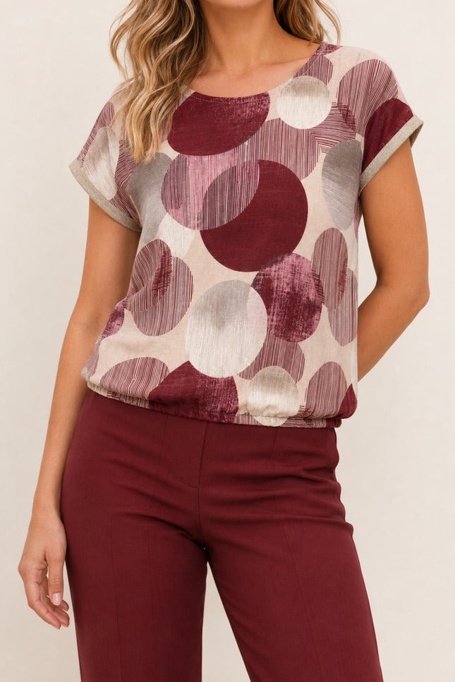 Blouse Allover Print Port 157583