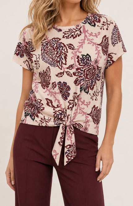 Top Strik Paisley Print Port 183629
