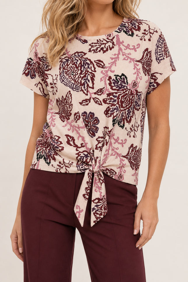 Top Strik Paisley Print Port 183629