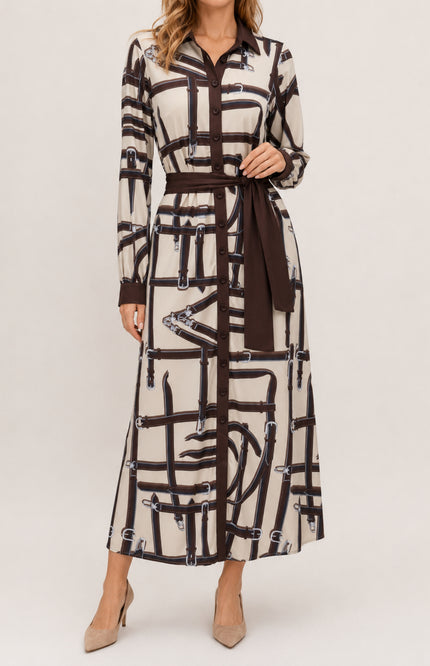 Jurk Maxi Met Print D102-P146