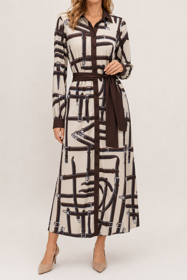 Jurk Maxi Met Print D102-P146