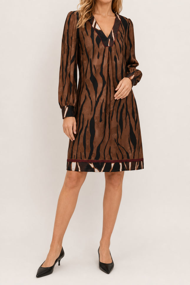 Jurk Met Dierenprint D305-P158