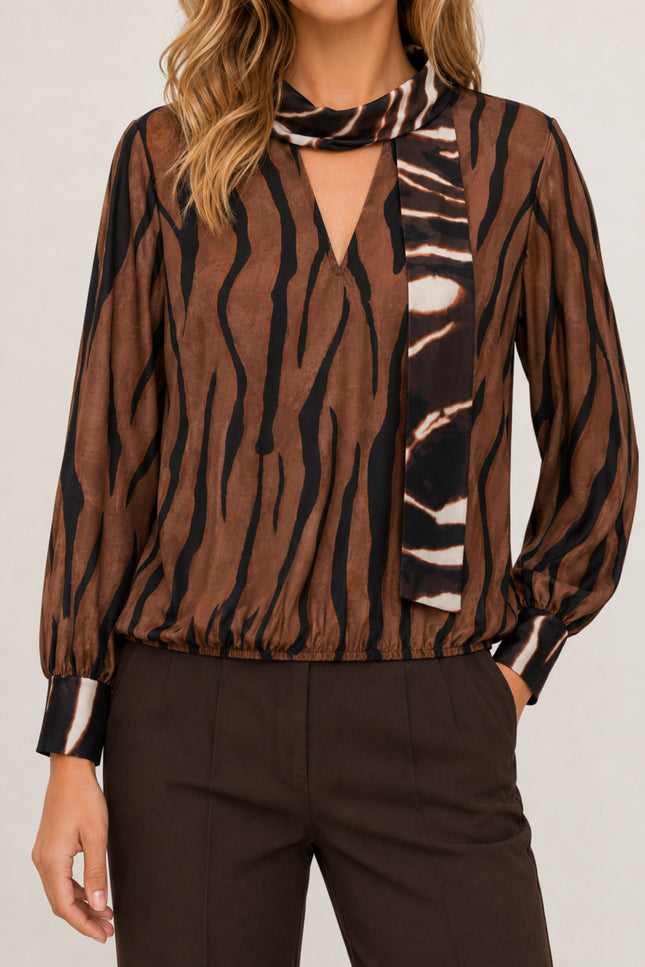 Top Sjaaltje Met Print D307-P158