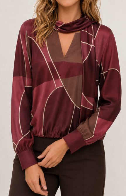 Top Sjaaltje Met Print D307-P165