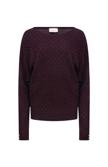 Top Kento Lurex Cherry NKF01062