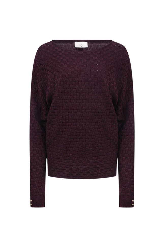 Top Kento Lurex Cherry NKF01062