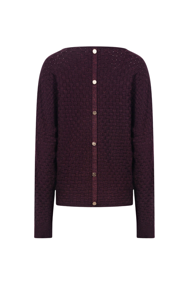 Top Kento Lurex Cherry NKF01062