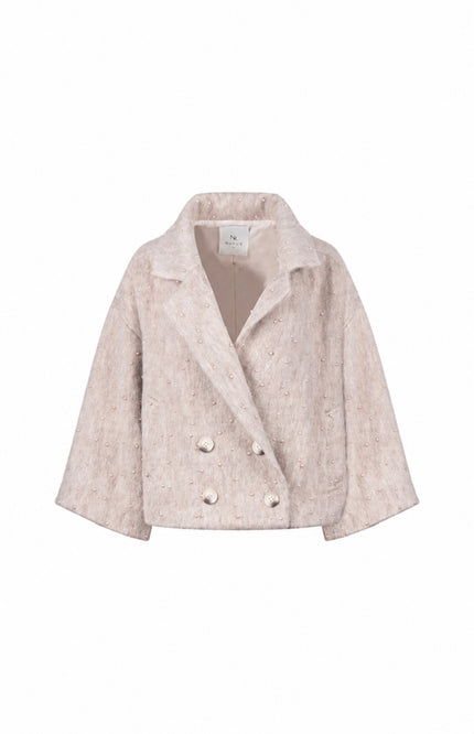 Jacket Danique Pearls Sand NKF13149