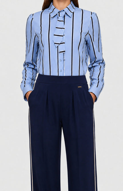 Travel Blouse Payette Stripe