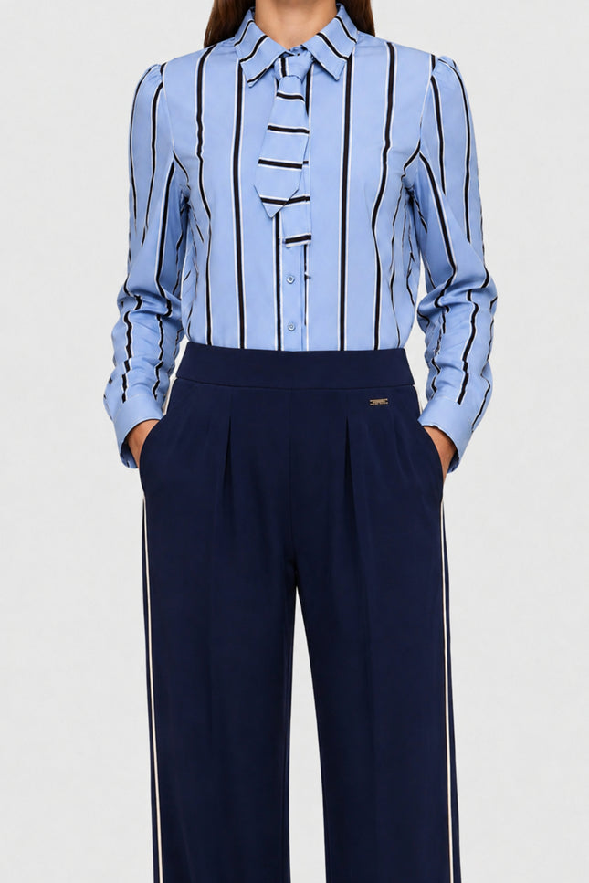 Travel Blouse Payette Stripe