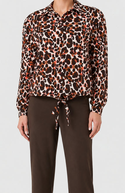Travel Blouse Sammy Leopard