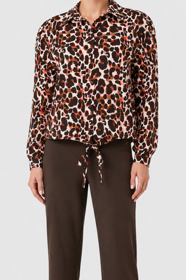 Travel Blouse Sammy Leopard