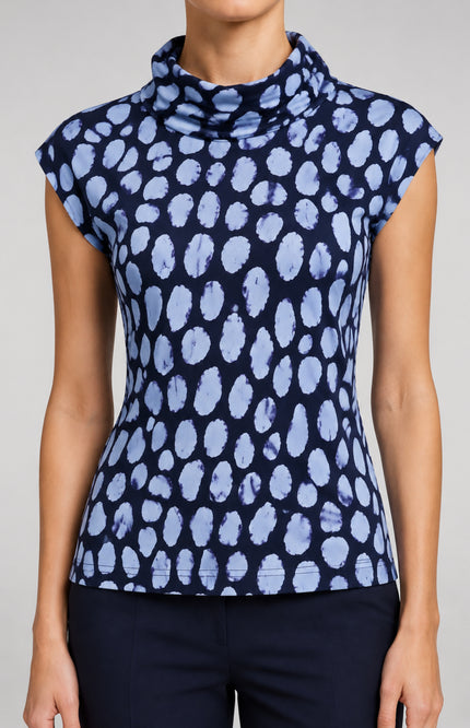 Travel Top Tokyo Dots Blue