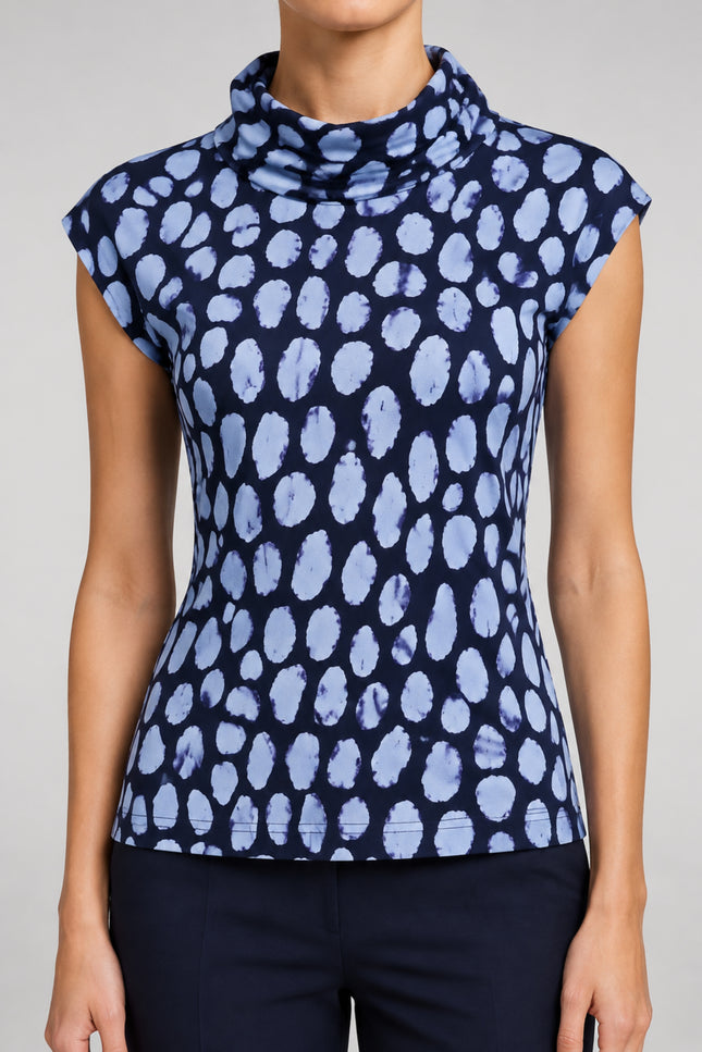 Travel Top Tokyo Dots Blue