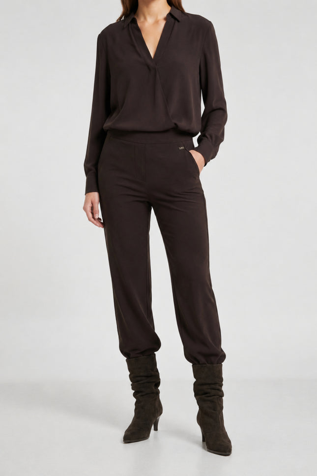 Travel Broek Barrel Brown