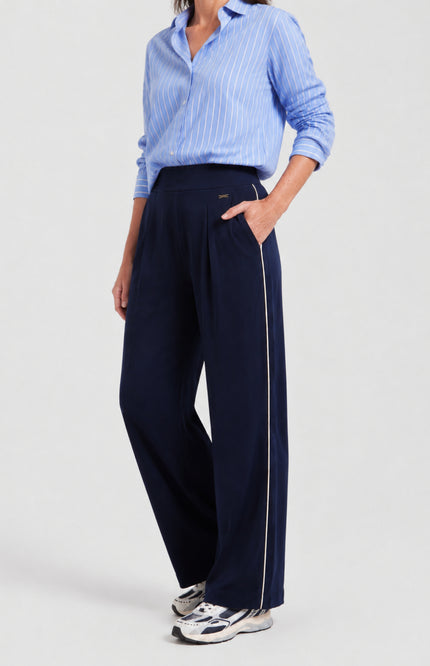 Travel Broek Rida Navy Offwhite