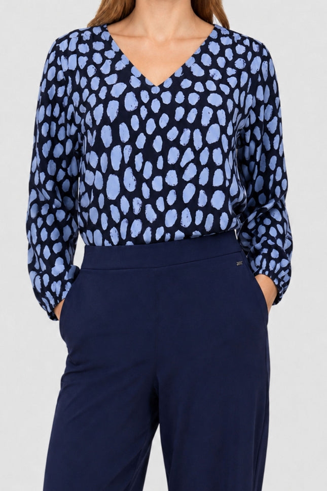 Travel Top Rylie Dots Blue