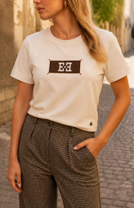 T-shirt Bailey Warm Ivory
