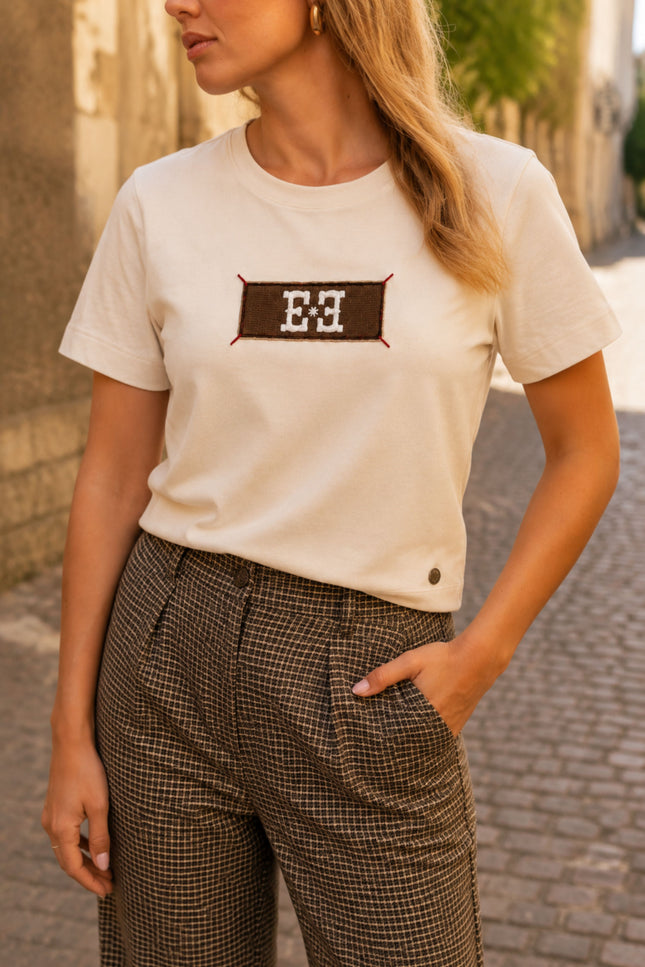 T-shirt Bailey Warm Ivory