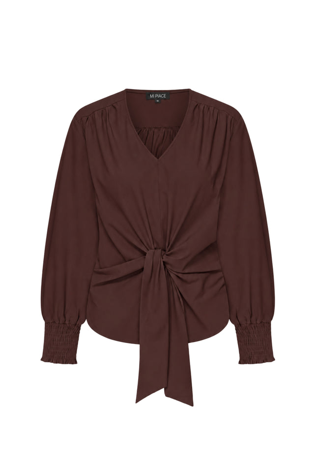 Travel Top Knotted Espresso 202898