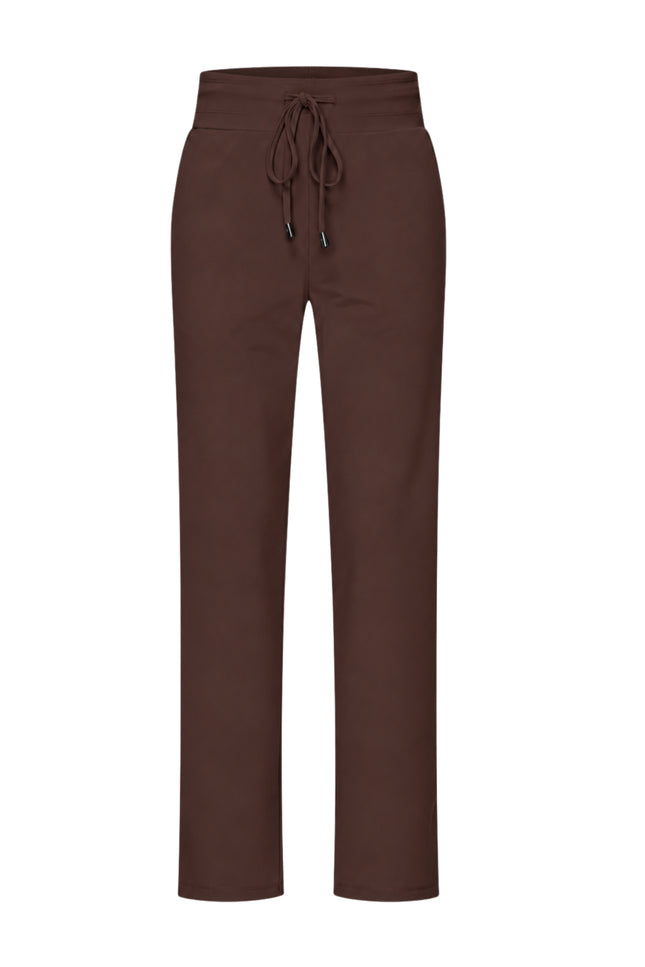 Bonded Travel Broek Espresso 202753B
