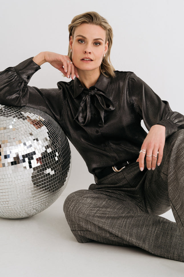 Blouse Lilo Bow Antracite