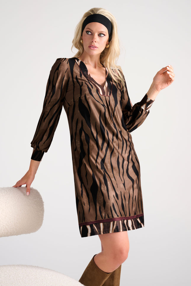 Jurk Met Dierenprint D305-P158