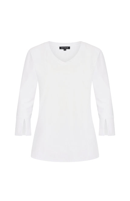 Mi Piace Travel top White 202095 Stretchshop.nl