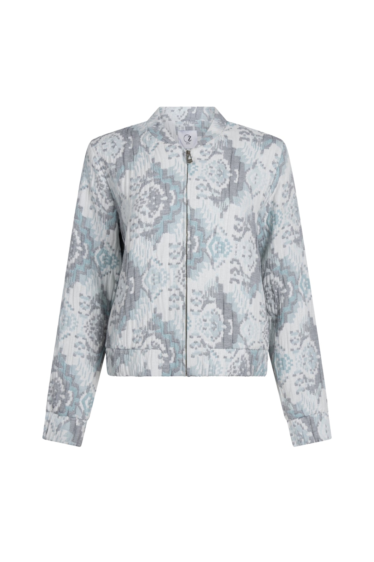 Zoso Evi Kit seagreen jas met capuchon en ritssluiting, modieus en comfortabel voor dames.
