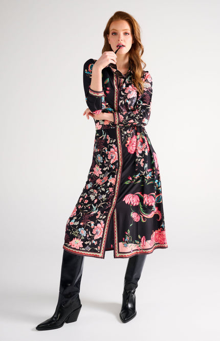Jurk Maxi Met Bloemenprint D603-P177