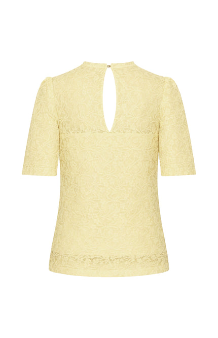 Mi Piace Travel Top Lace Lemon Yellow 202832 Stretchshop.nl