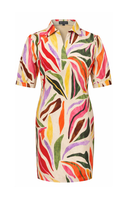 Mi Piace Travel Jurk Polo Summer Dance Print Kit 202605 Stretchshop.nl