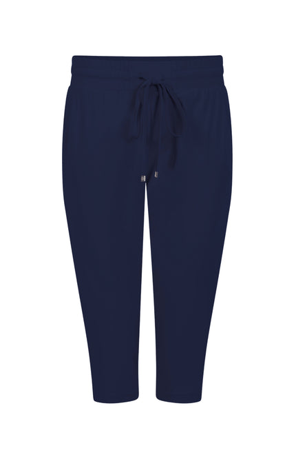 Zoso Travel Broek Capri Linda Navy 262 Stretchshop.nl