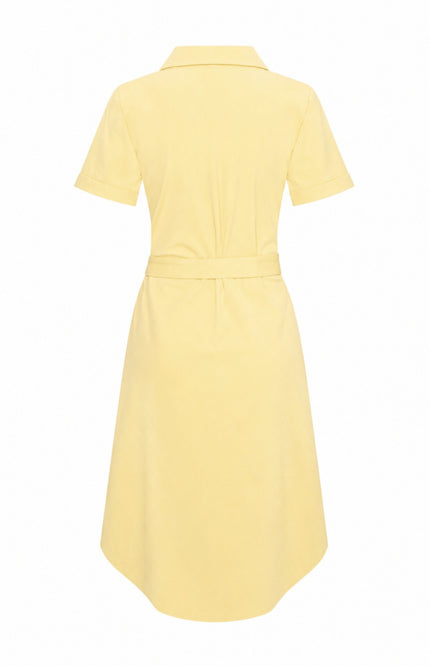 Mi Piace Travel Jurk Lemon Yellow 202079 Stretchshop.nl
