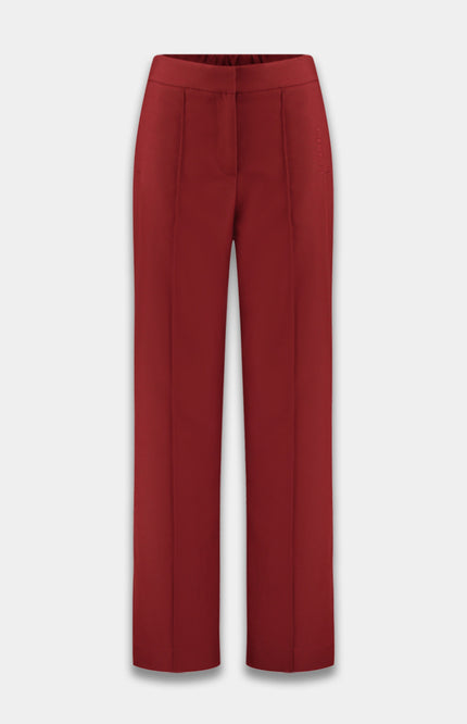 Harper & Yve Broek Poppy Wine Berry AW25N105 Stretchshop.nl