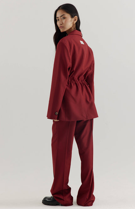 Harper & Yve Broek Poppy Wine Berry AW25N105 Stretchshop.nl