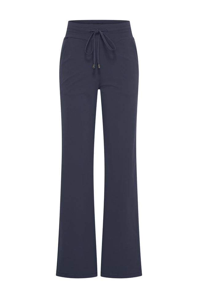 Heavy Travel Broek Flared Navy 202136