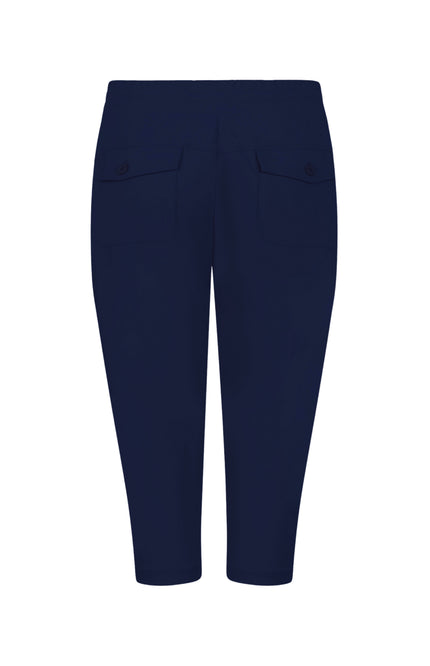 Zoso Travel Broek Capri Linda Navy 262 Stretchshop.nl