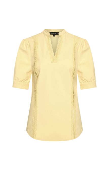 Mi Piace Travel Top Lace Lemon Yellow 202828 Stretchshop.nl