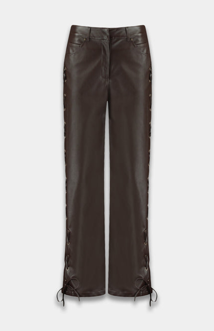 Broek Sally Chocolate AW25P105