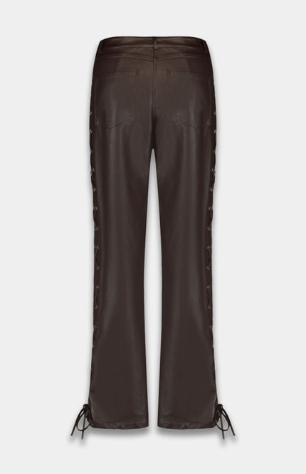 Broek Sally Chocolate AW25P105