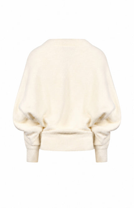 Trui Beau Wrap Offwhite NKF03081