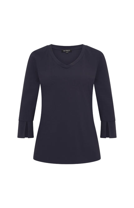 Mi Piace Travel Top Navy 202095 Stretchshop.nl