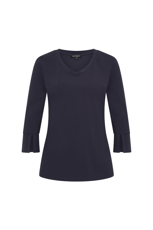 Mi Piace Travel Top Navy 202095 Stretchshop.nl