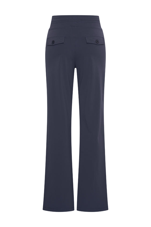 Heavy Travel Broek Flared Navy 202136