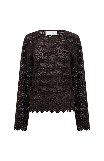 Top Wies Lace Chocolate NKF01099