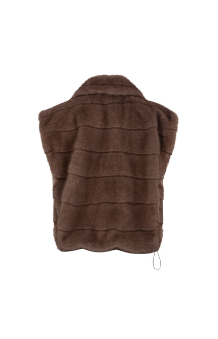 Gilet Hani Taupe NKF08034