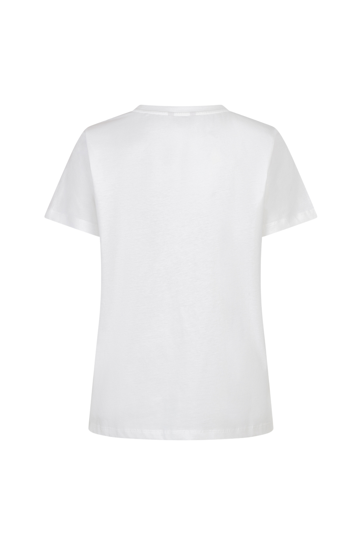 Offwhite mint T-shirt van EsQualo met Parissprint, casual fit en korte mouwen, geschikt voor dagelijks gebruik.
